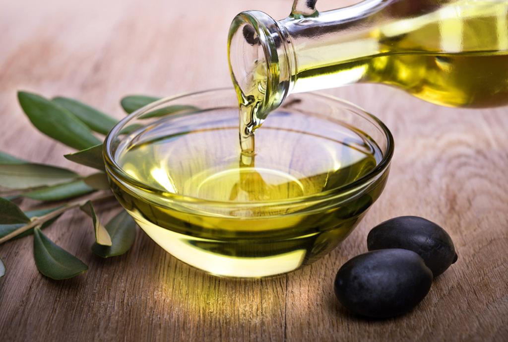 bowl with olive oil
