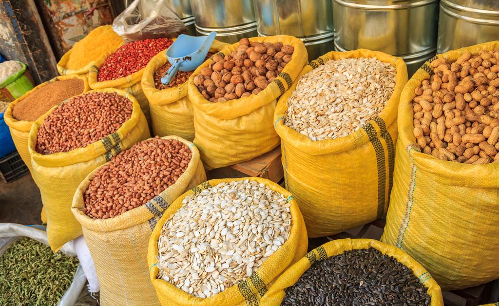 nuts in bags in fes morocco